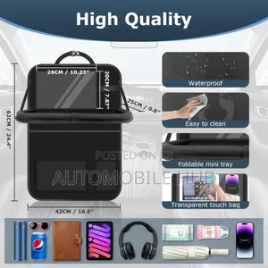 Premium Multi-purpose Car Back Seat Organiser Waterproof Universal Fit