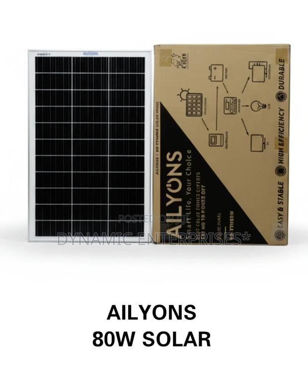 Ailyons 80w Solar Panel - main view