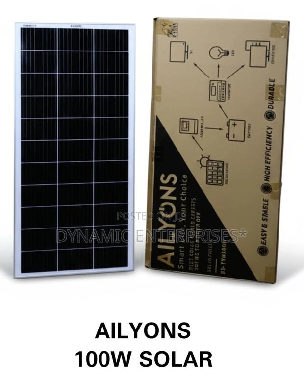 Ailyons 100w Solar Panel - main view