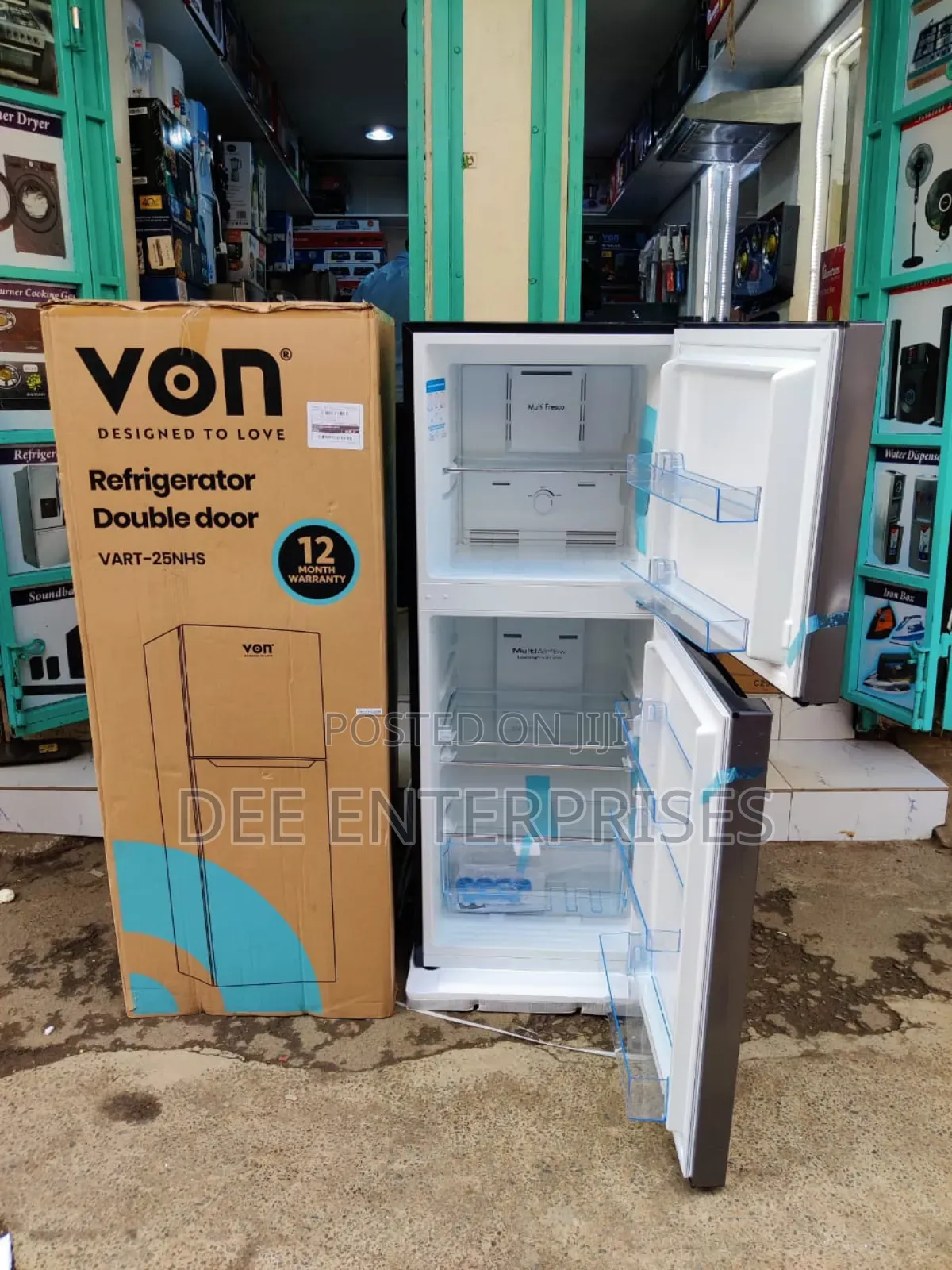 Von Fridge 220l No Frost