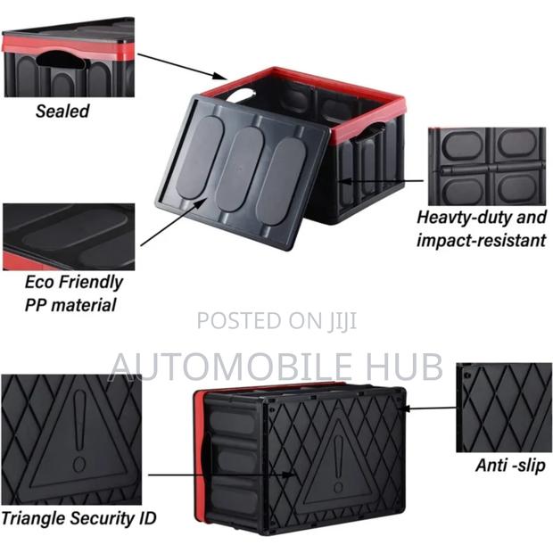 Car Trunk Boot Storage Box – Foldable - thumbnail 3