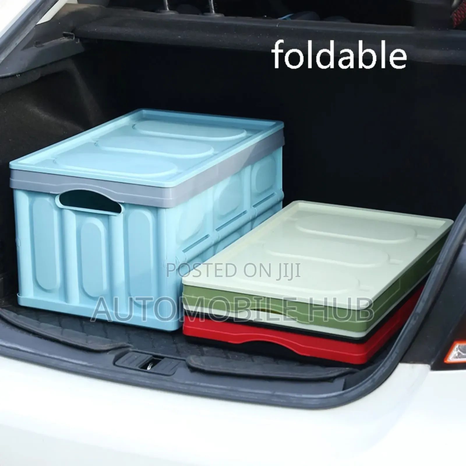 Premium 52l Car Boot Organiser | Foldable, Strong Spacious
