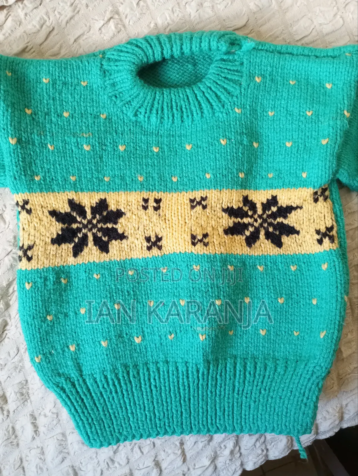 Crocheted Baby Sweaters