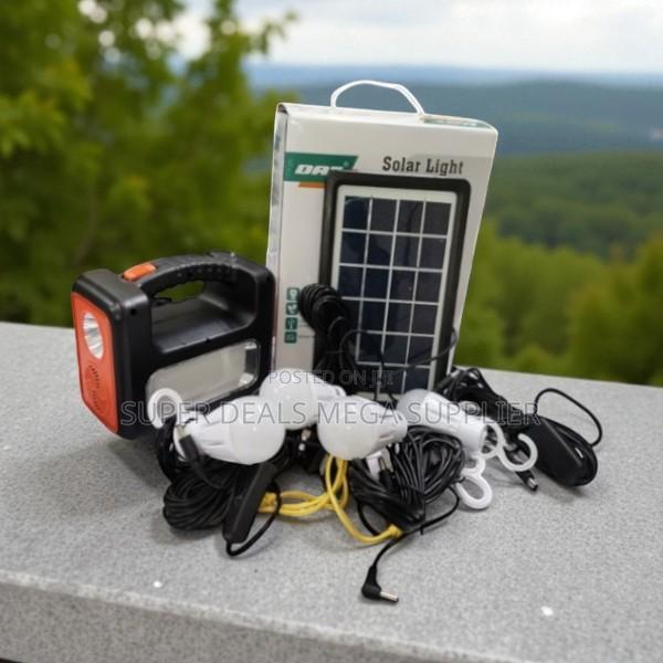 Dat at-9011b Solar Panel Lighting System With Usb Charging and Torch