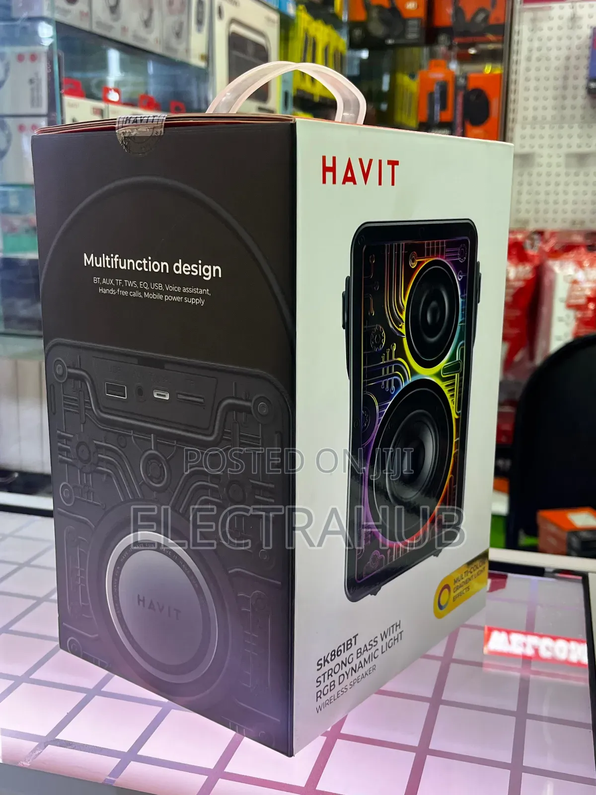 Havit Sk861bt With Strong Bass RGB Speaker Brand New Sealed