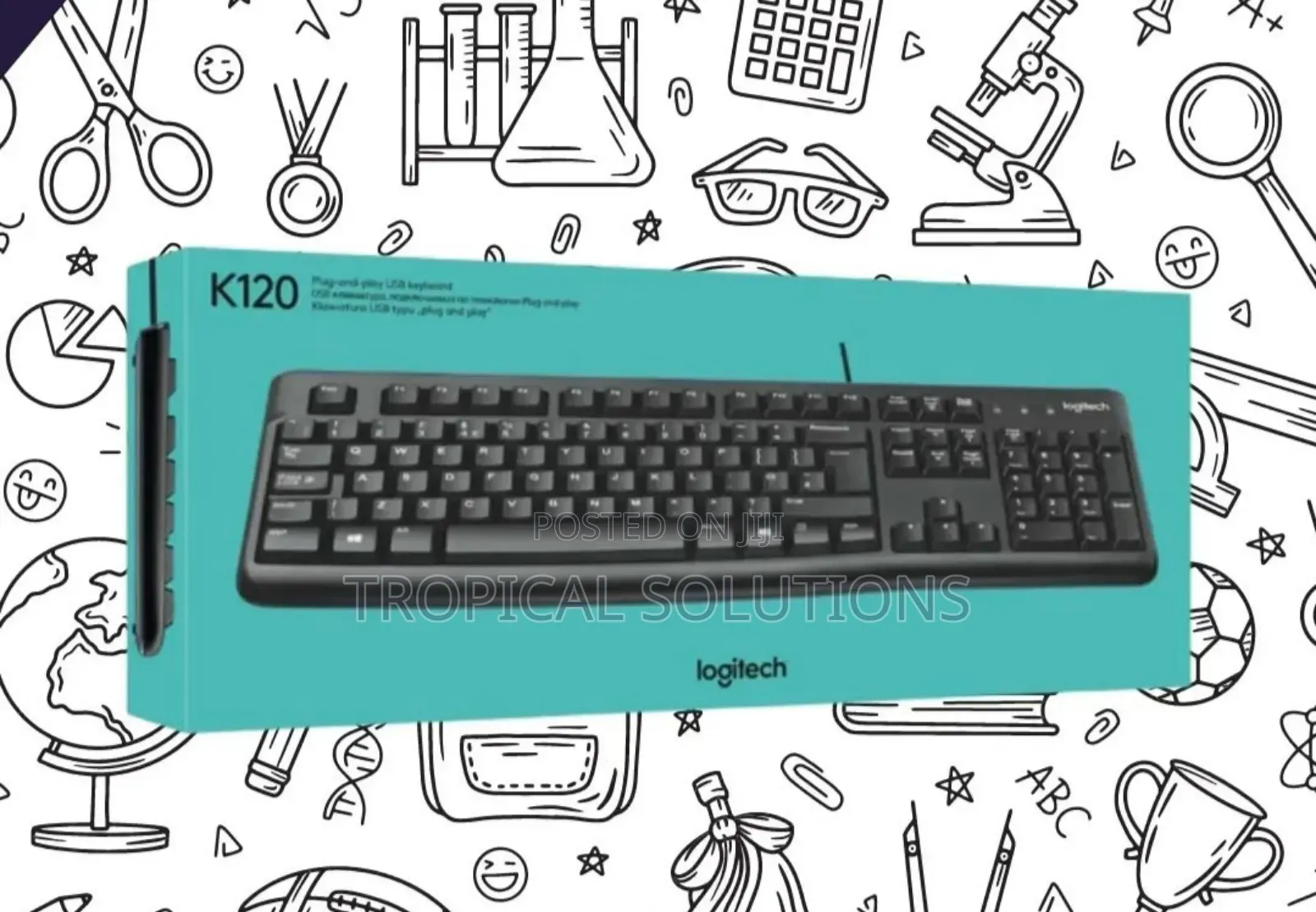 Logitech Corded Keyboard 