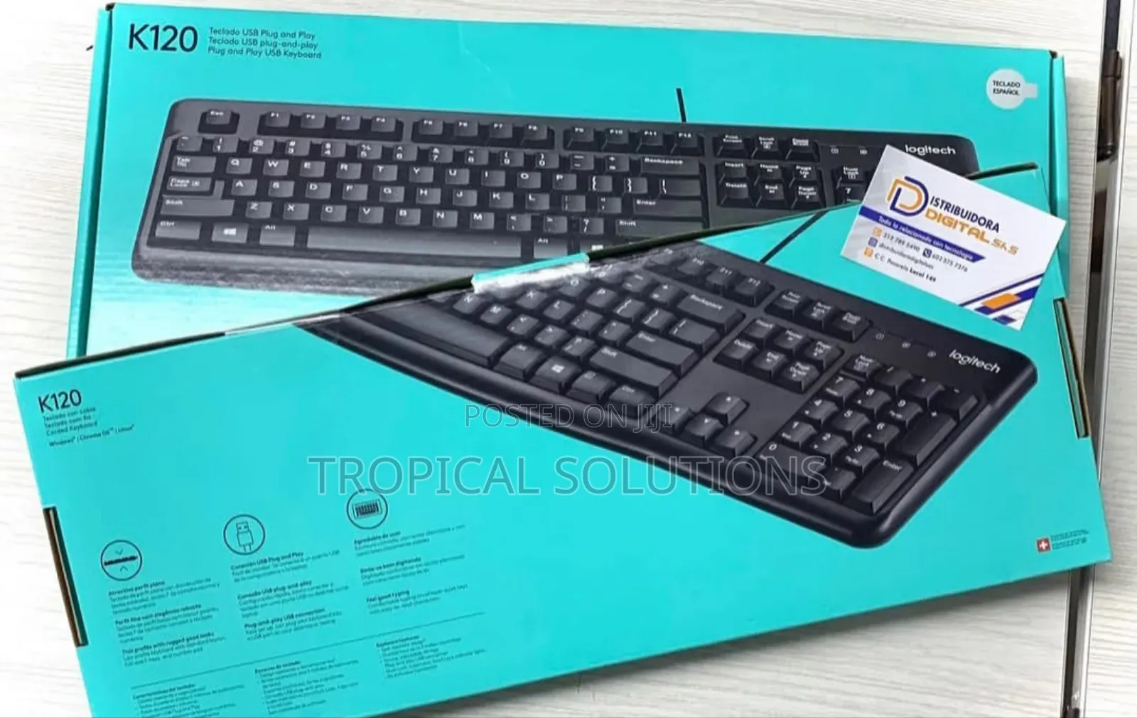 Logitech Corded Keyboard 