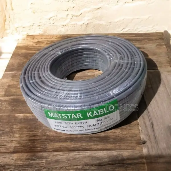 2.5mm Twin With Earth 90m PVC Cable 3 Core Durable Indoor Wiring Rolls