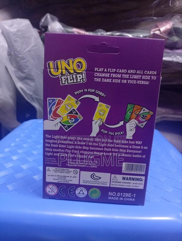 Uno Flip Card Game Double Sided Cards - thumbnail 3