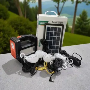 Dat at-9011b Portable Solar Lighting With Led Bulbs and Usb Charging