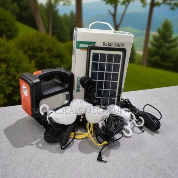 Dat at-9011b Portable Solar Lighting With Led Bulbs and Usb Charging
