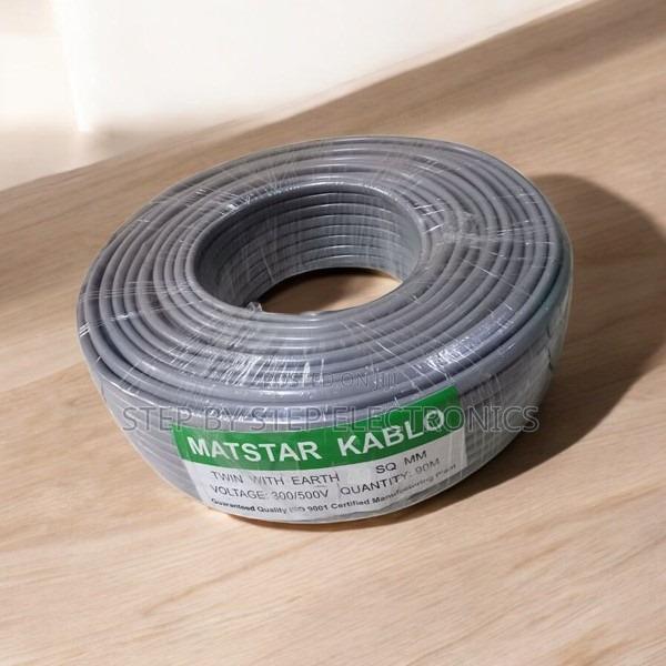 PVC Insulated 2.5mm Twin and Earth Wiring Cable– Grey High Durability