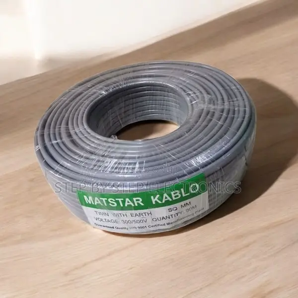 PVC Insulated 2.5mm Twin and Earth Wiring Cable– Grey High Durability