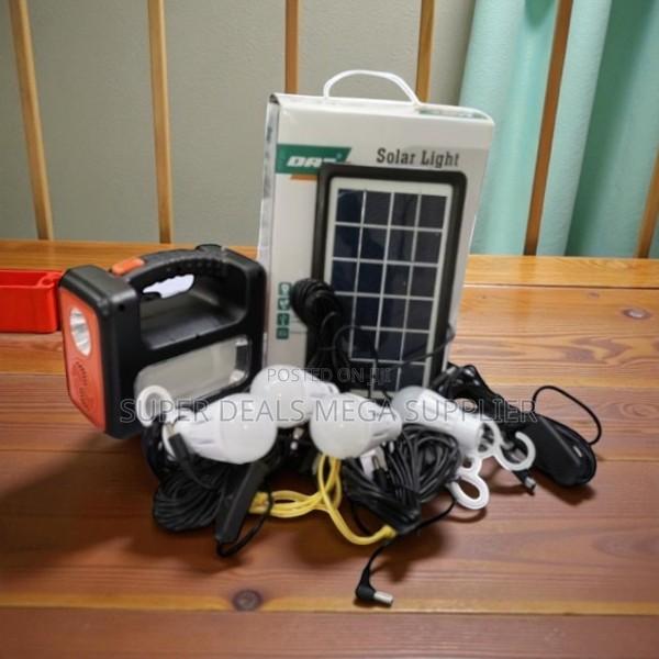 Dat at-9011b Solar Lighting Kit With Mp3 Fm Radio and Bluetooth