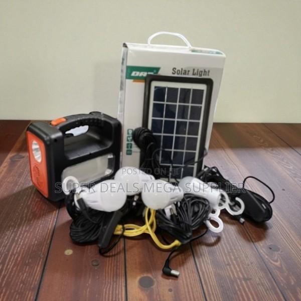 Dat at-9011b Solar Lighting System With Phone Charging and Led Bulbs
