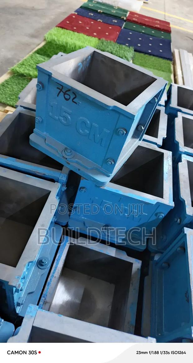 Concrete Test Cube Mould-High Strength Cast Iron - thumbnail 3