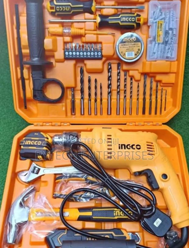 Ingco 115pcd Tool Set/Drill Set