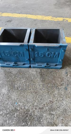 Concrete Test Cube Mould- Robust Cast Iron for Reliable Results - main view