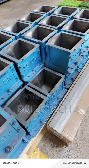 Concrete Test Cube Mould- Robust Cast Iron for Reliable Results
