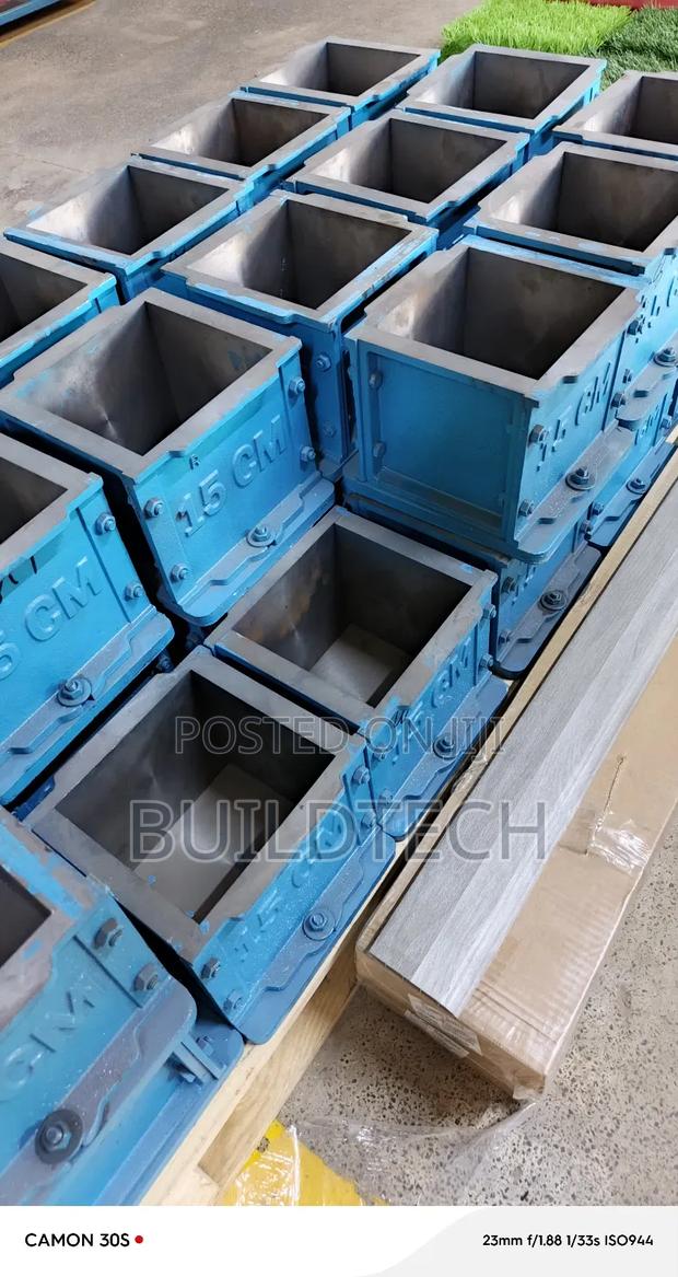 Concrete Test Cube Mould- Robust Cast Iron for Reliable Results - thumbnail 2