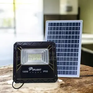 100w Solar Flood Light Quality Ensured Large Battery Outdoor Security