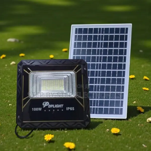 100w Solar Flood Light With Remote Control Maintenance Free Waterproof