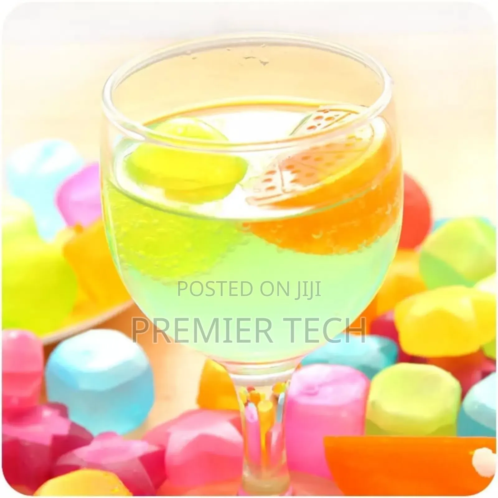 *20pc Pack Reusable Silicone Ice Cubes.
