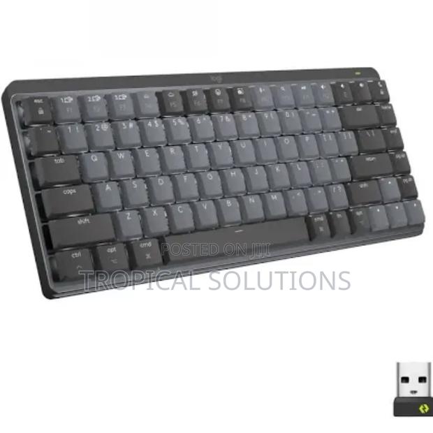 Logitech Mx Mini Mx Mechanical Wireless Keyboard Graphite - main view