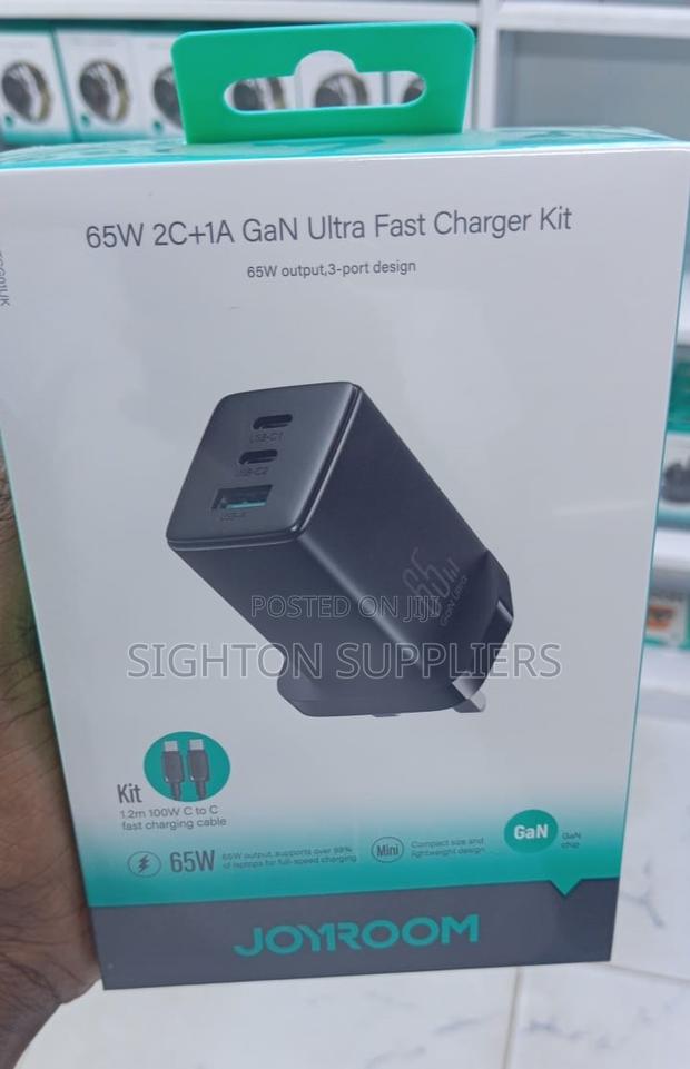 Joyroom 65w 2c1a Fast Charger - main view