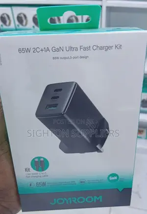 Joyroom 65w 2c1a Fast Charger