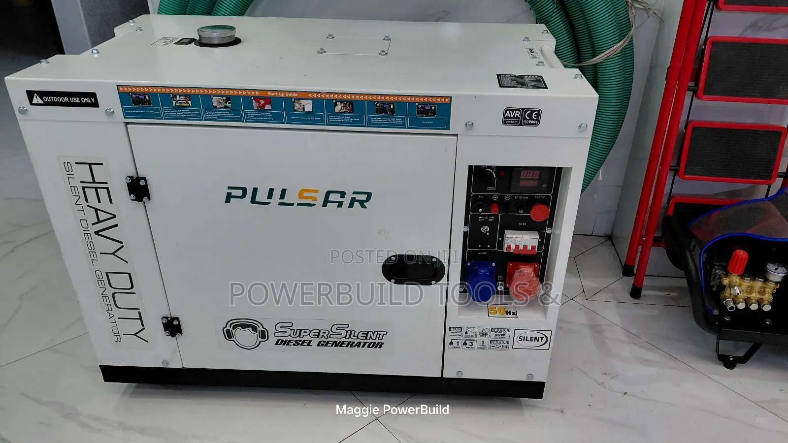 Pulsar 20kva Single/Three Phase Diesel Generator With Changeover