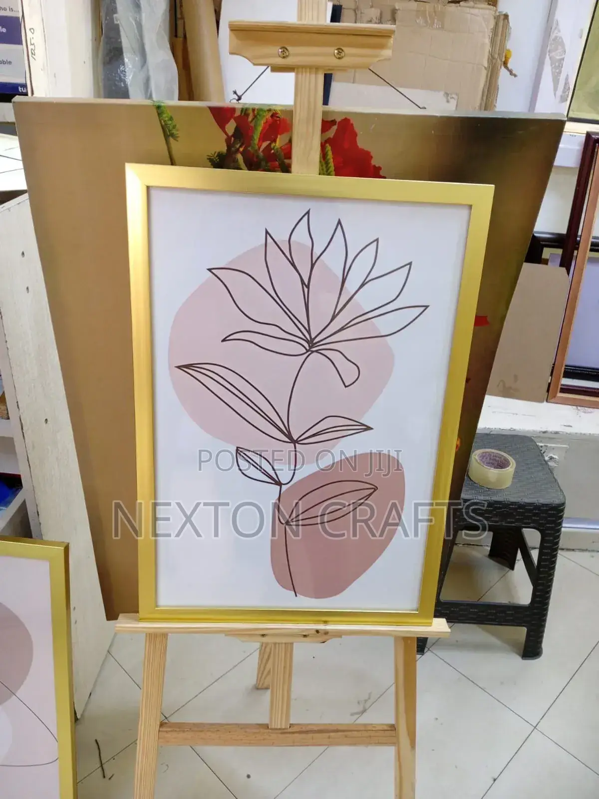 Golden A2 Picture Photo Frame