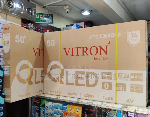 Vitron 50" Inches Qled Smart Android Frameless With Bluetooth - thumbnail 2