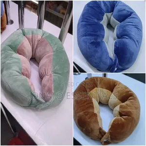 Memory Foam Travel Neck Pillow for Airplane, Bus and Car
