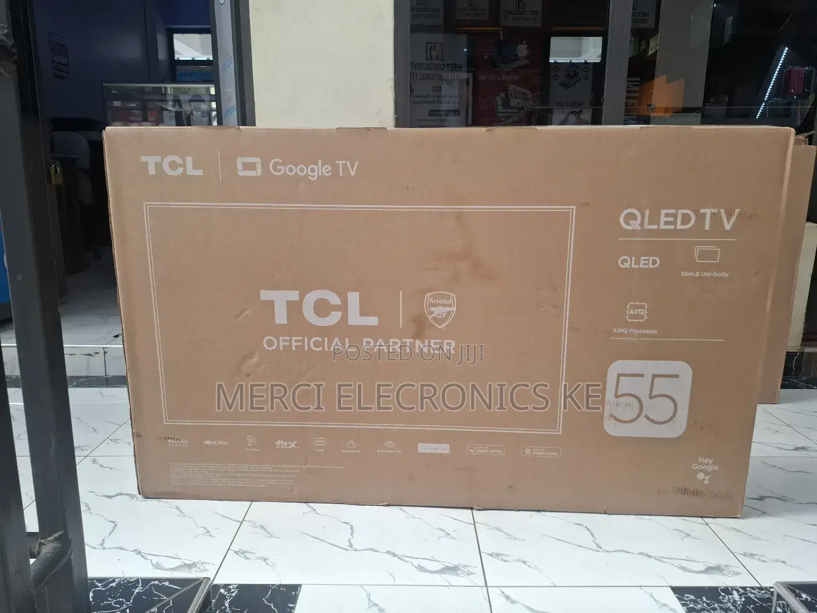 TCL 55-Inch 55t6c Qled Google TV (Bezel Less)