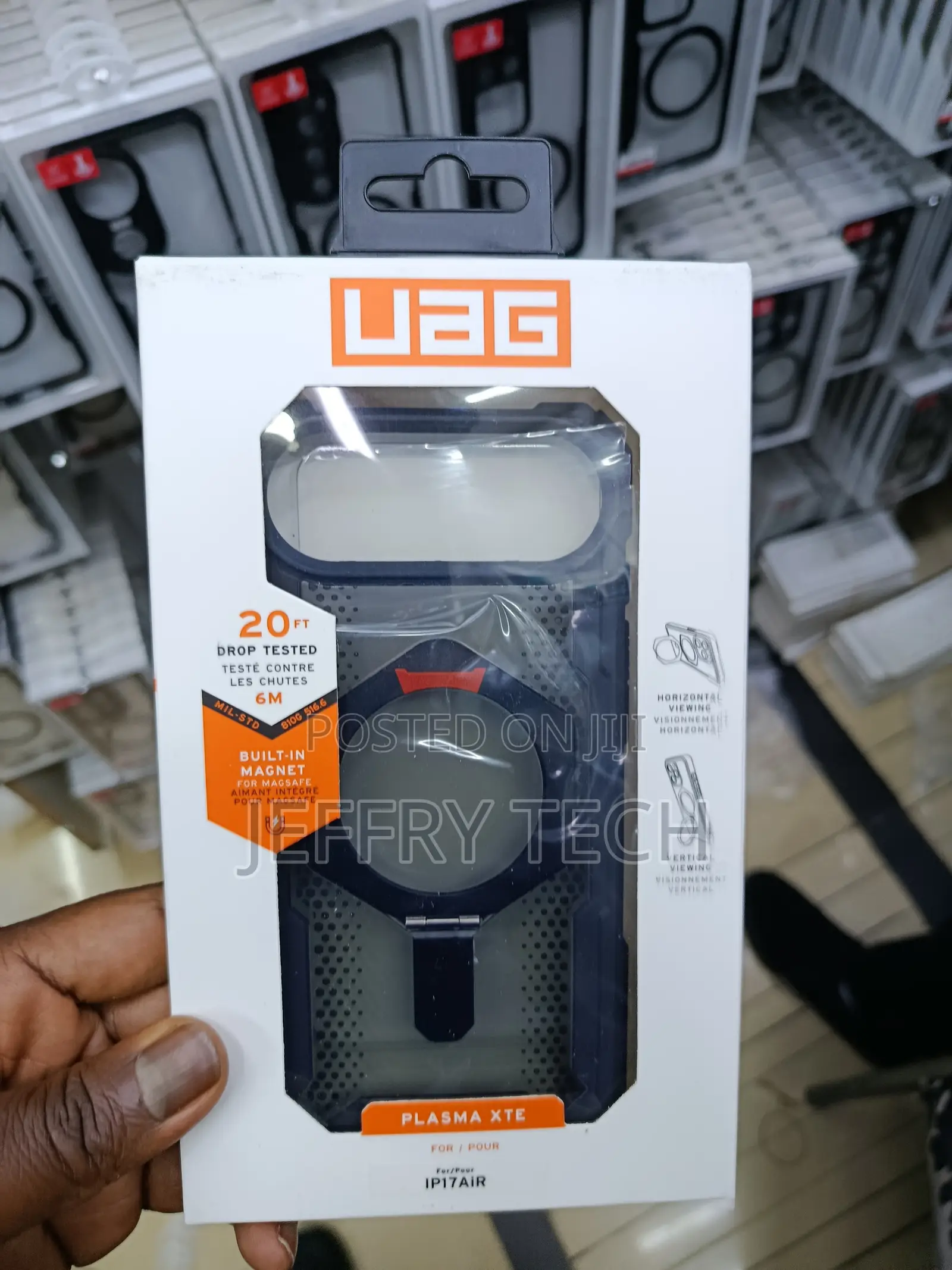 Nakier Urban Armor Gear Plasma Xte Magsafe Stand iPhone 17 Air Case