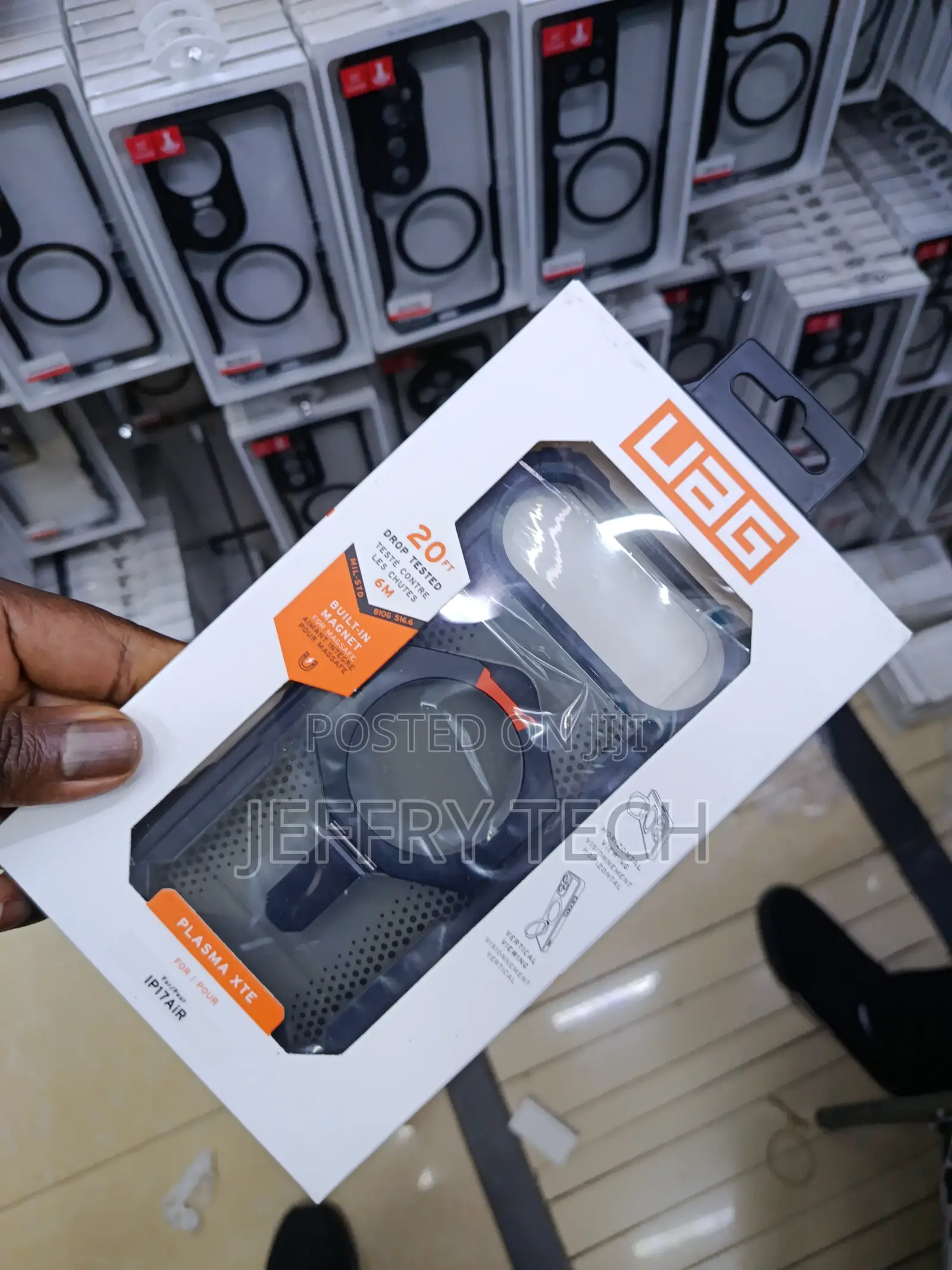 Nakier Urban Armor Gear Plasma Xte Magsafe Stand iPhone 17 Air Case