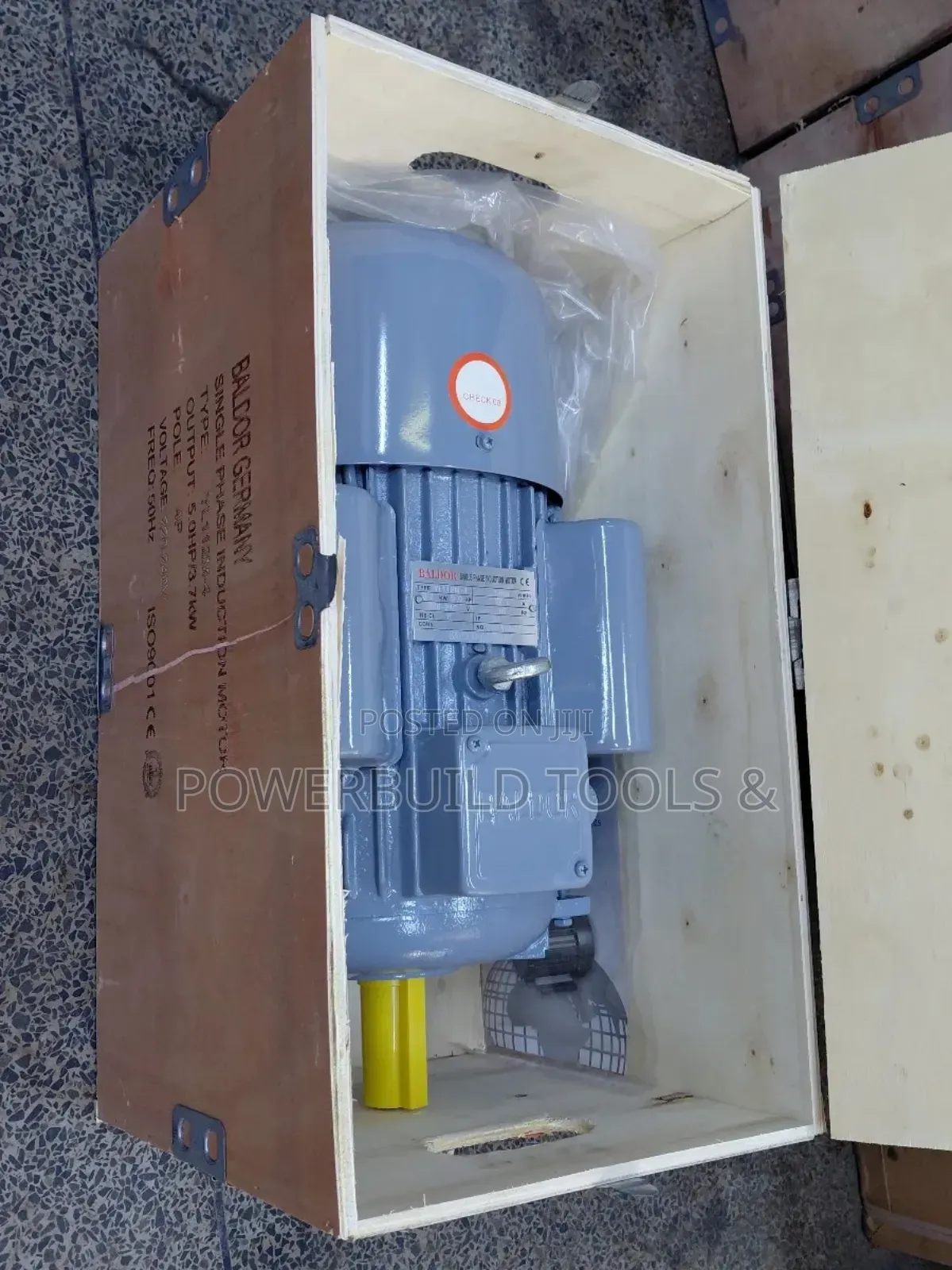 5hp 1450rpm Single Phase Baldor Electric Motor Fully Copper Winding