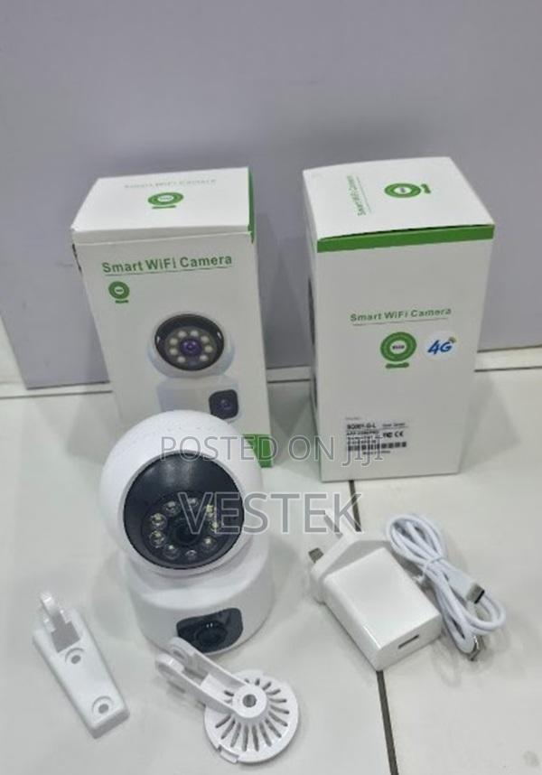 4g V380pro PTZ Camera Dual Lens Auto Tracking Security Wireless Indoor