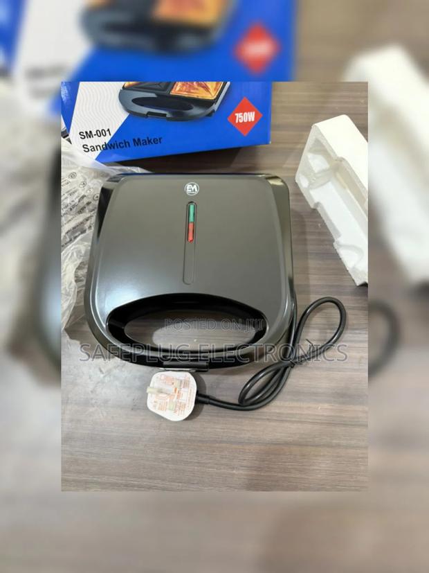 Electromate Sandwich Press (2-in-1) - Non-Stick Plates | Nairobi