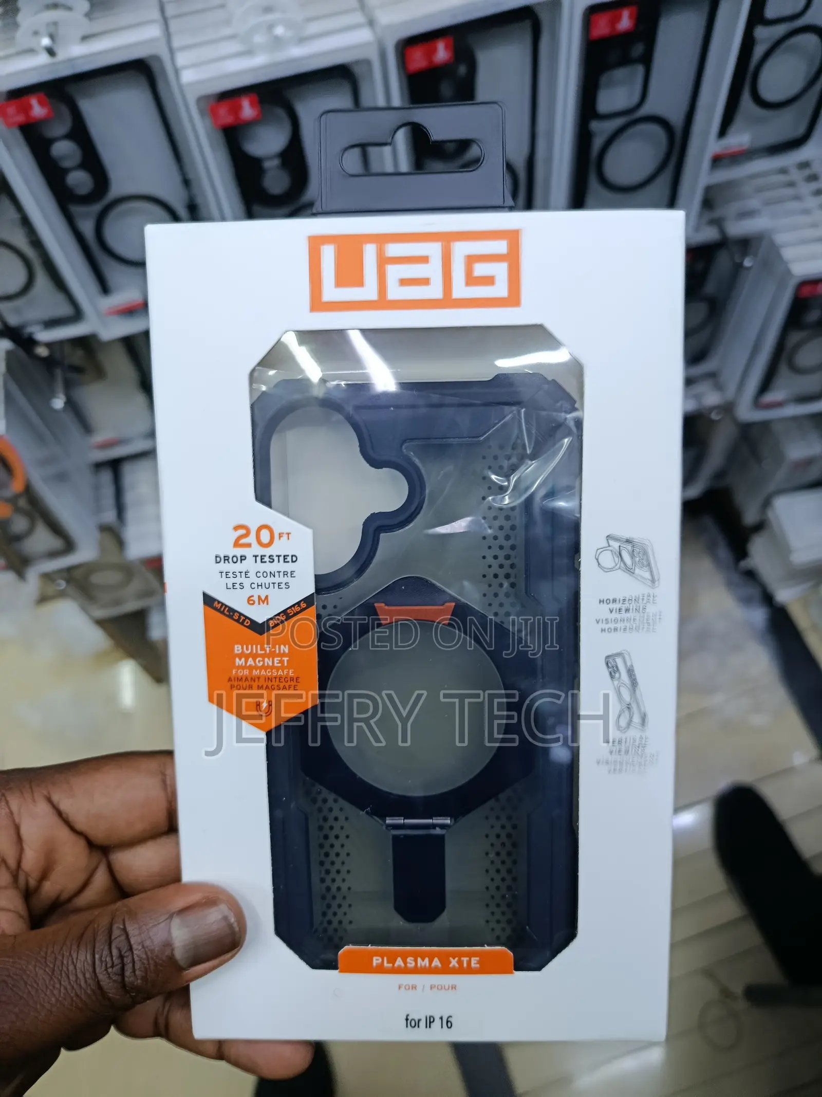 Kyert Urban Armor Gear Uag iPhone 16 Plasma Xte Magsafe Stand Case