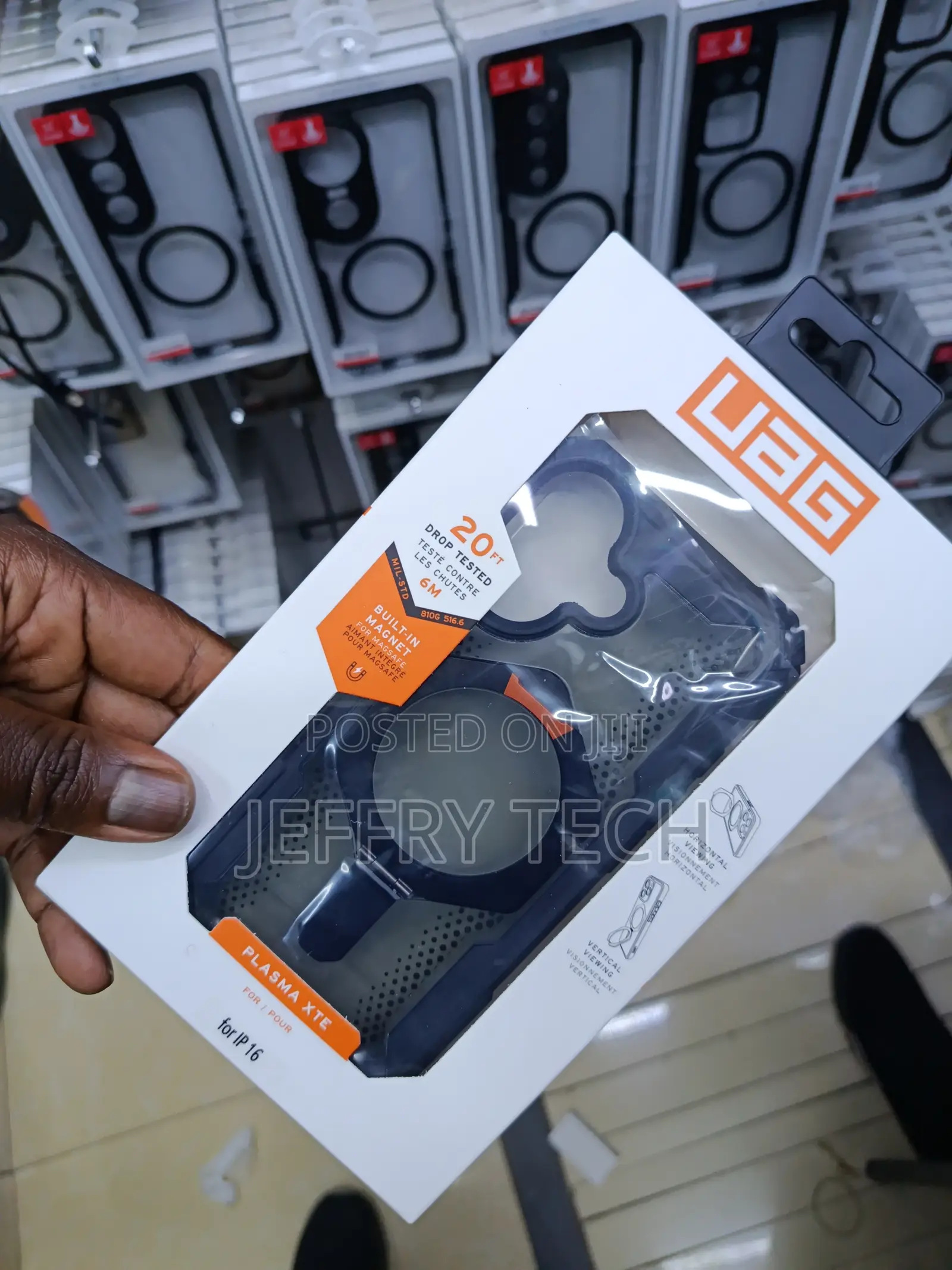 Kyert Urban Armor Gear Uag iPhone 16 Plasma Xte Magsafe Stand Case