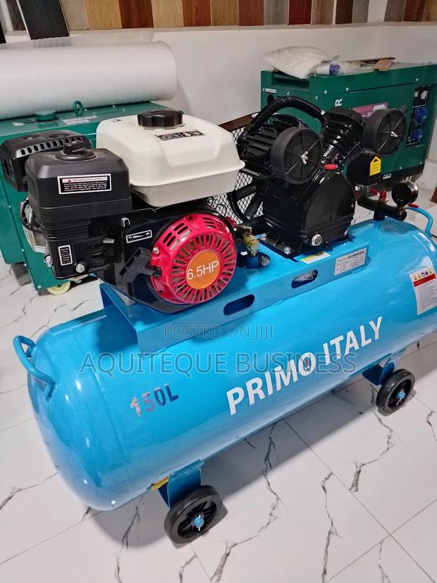 Air Compressor 150l - Petrol Engine - thumbnail 2