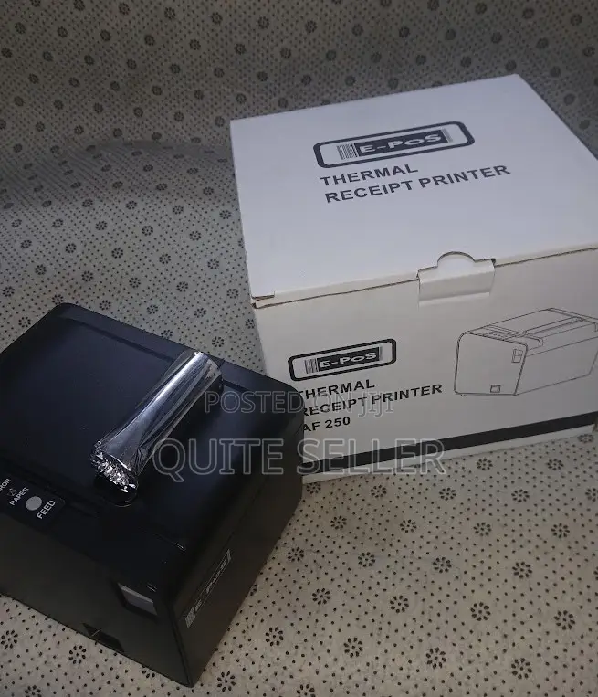 Brand Epos Af250 Desktop Receipt Thermal Printer - With Ethernet Port.