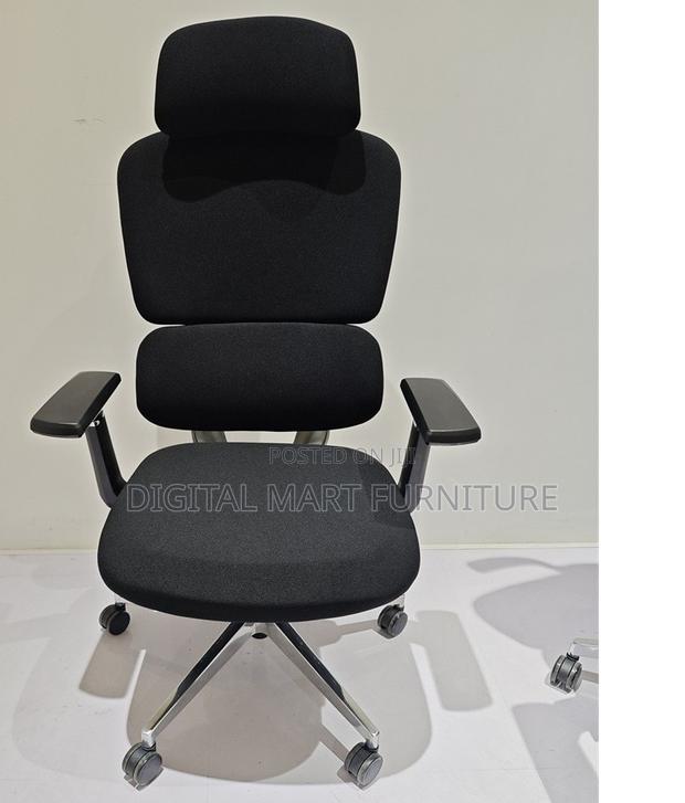 Rotating Soft Fabric Back Chair - main view