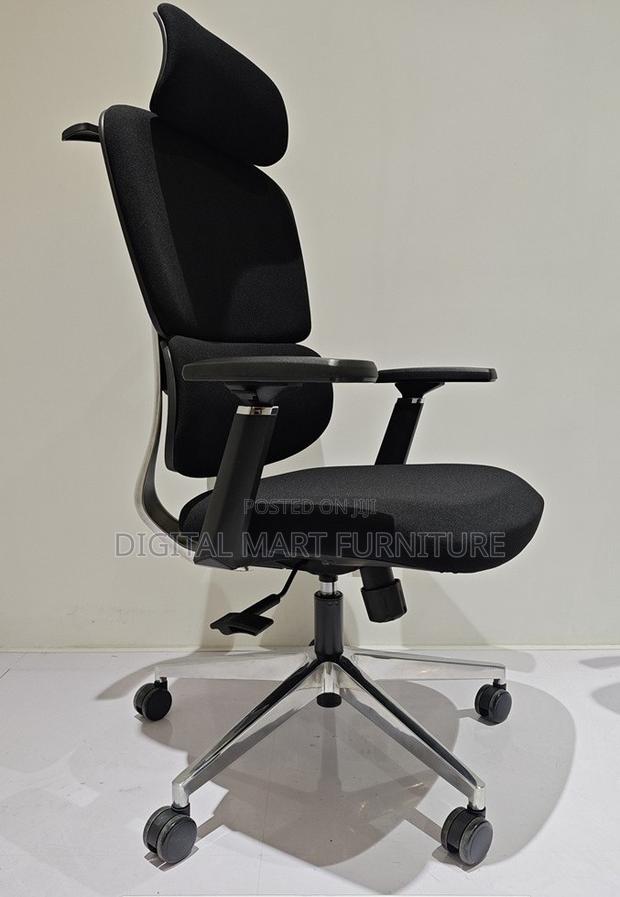 Rotating Soft Fabric Back Chair - thumbnail 5