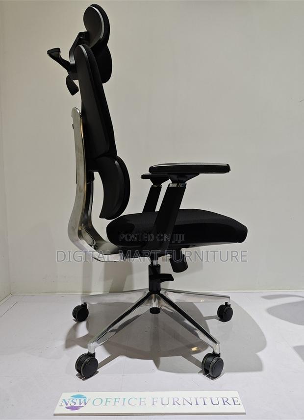 Rotating Soft Fabric Back Chair - thumbnail 7