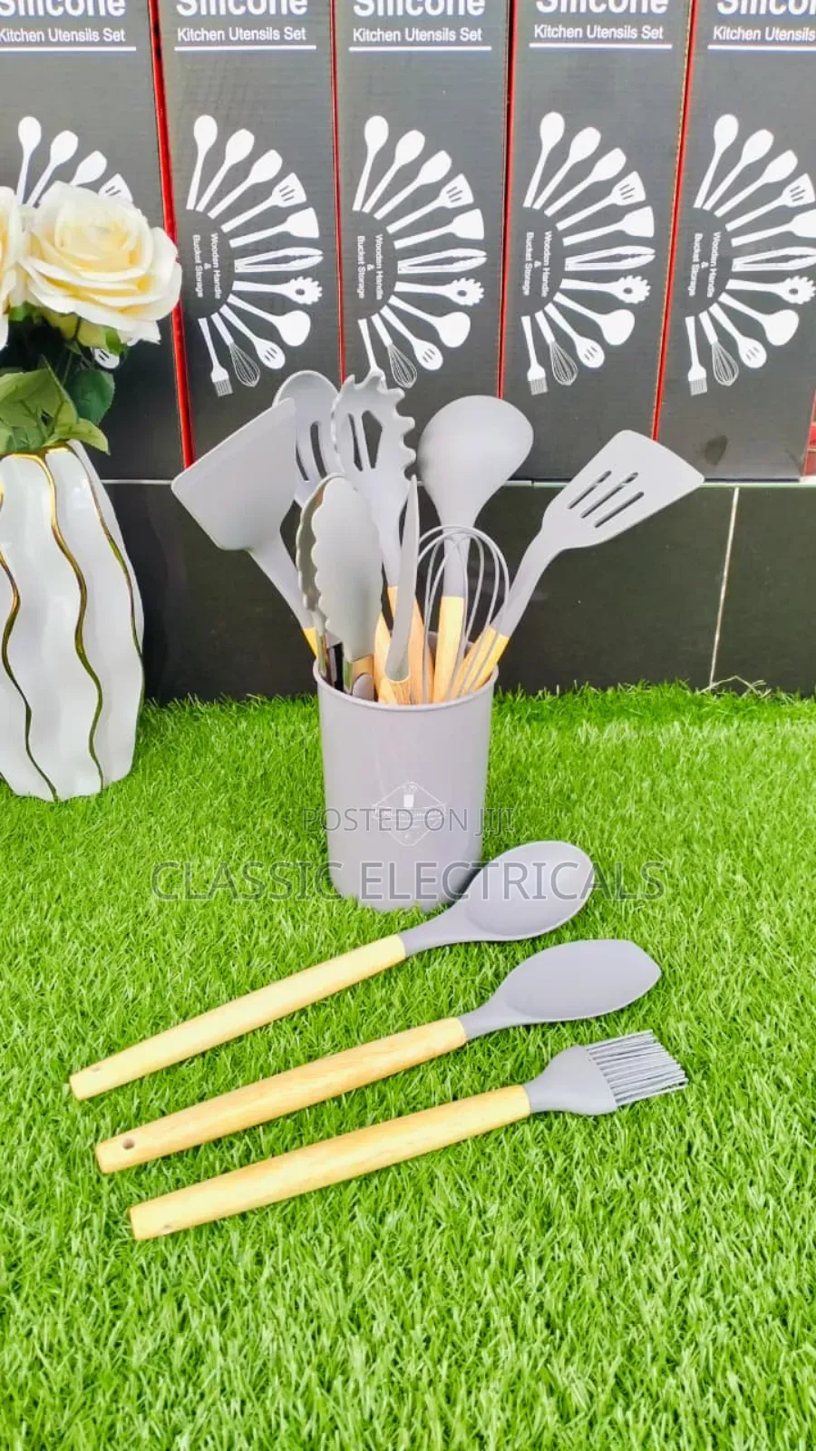 Kitchen Silicone Spoons Set