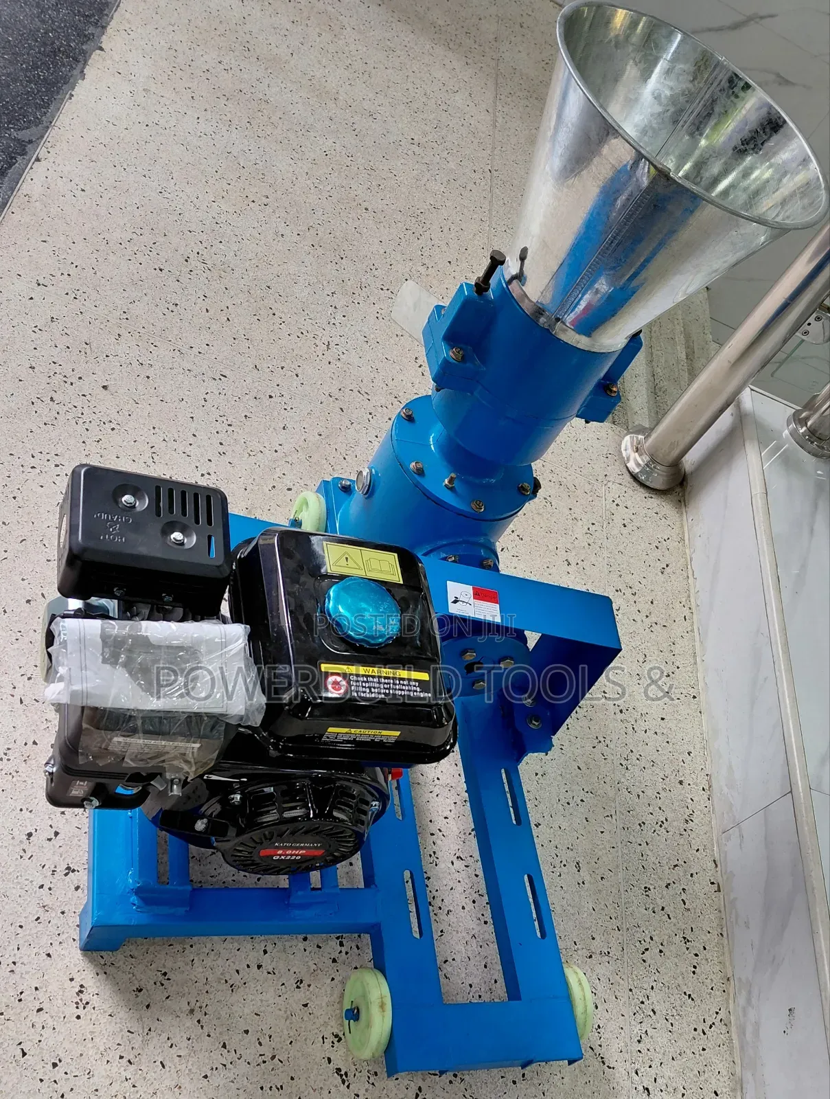 8hp Gasoline Powered Animal Feed Pelletizer 150kg/Hr
