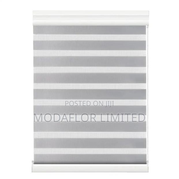 Double Layer Zebra Shades for Living Room